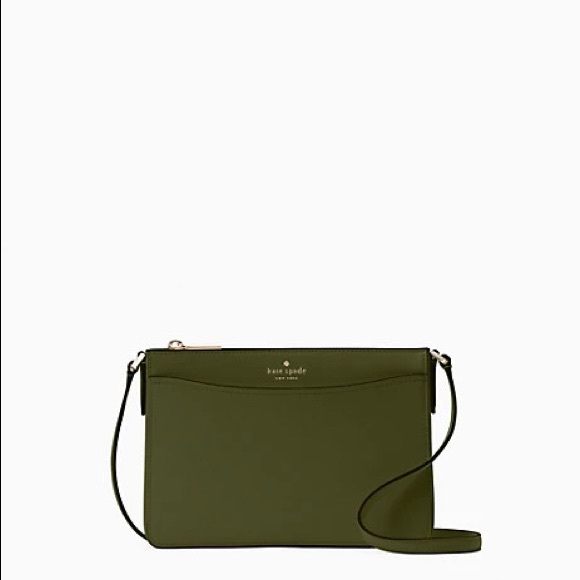 ♠️ kate spade ♠️ Rory Saffiano Crossbody Bag, Enchanted Green - Picture 2 of 10